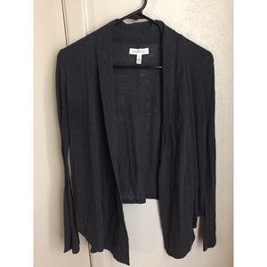 Gray cardigan